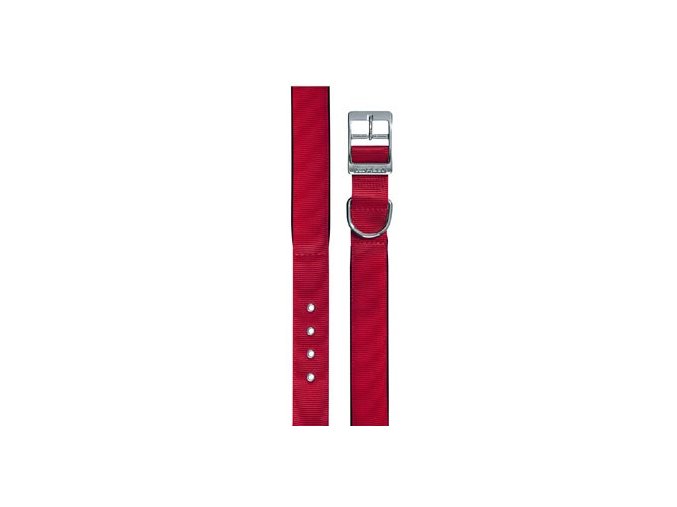 Obojek nylon DAYTONA C 45cmx25mm červený FP 1ks
