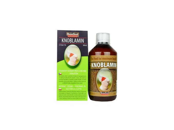 Knoblamin E pro exoty česnekový olej 500ml