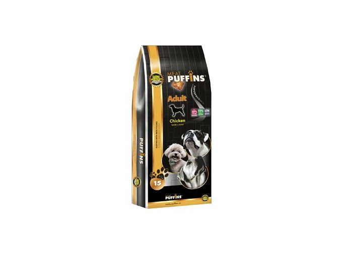 Puffins Dog Adult Chicken 15kg