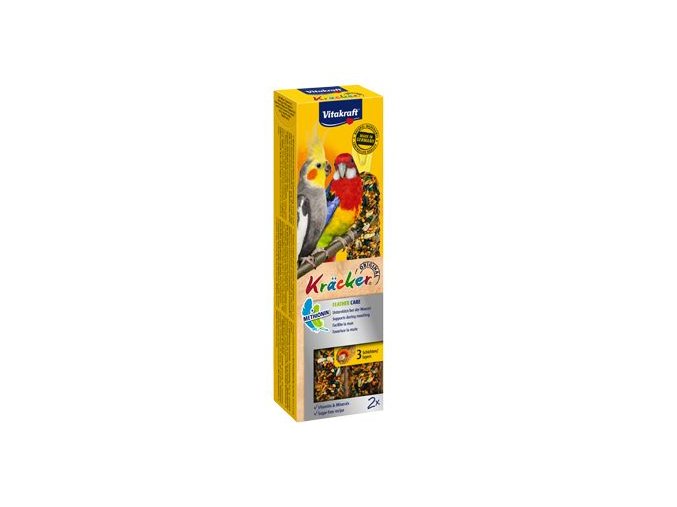 Vitakraft Bird Kräcker Korela/Parrot moulting tyč 2ks