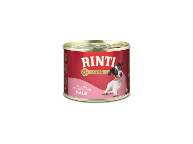 Rinti Dog Gold konzerva telecí 185g
