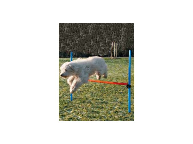 AGILITY překážka 3 tyče Modrá/Oranžová 129/115cm Trixie