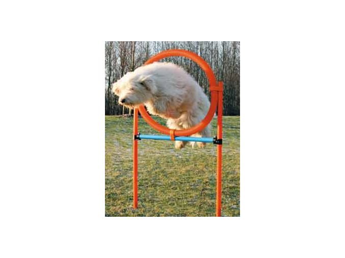 AGILITY kruh proskakovací Modrá/Oranžová 78x115cm Trixie