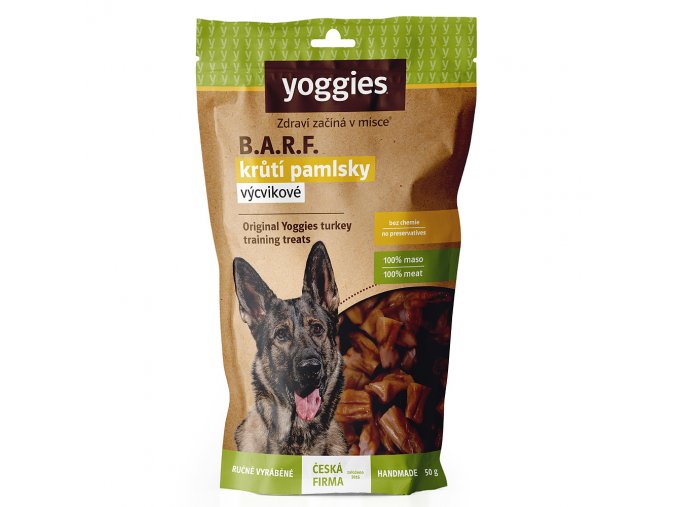 B.A.R.F. krůtí výcvikové pamlsky Yoggies 50g