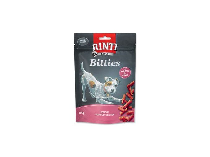 Rinti Dog Extra Mini-Bits pochoutka mrkev+špenát 100g