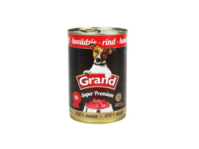 GRAND konz. Superpremium pes hovězí