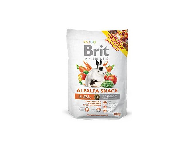 Brit Animals Alfalfa Snack for Rodents 100g