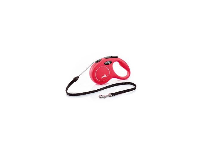Vodítko FLEXI Classic NEW S lanko 5m/12kg červená