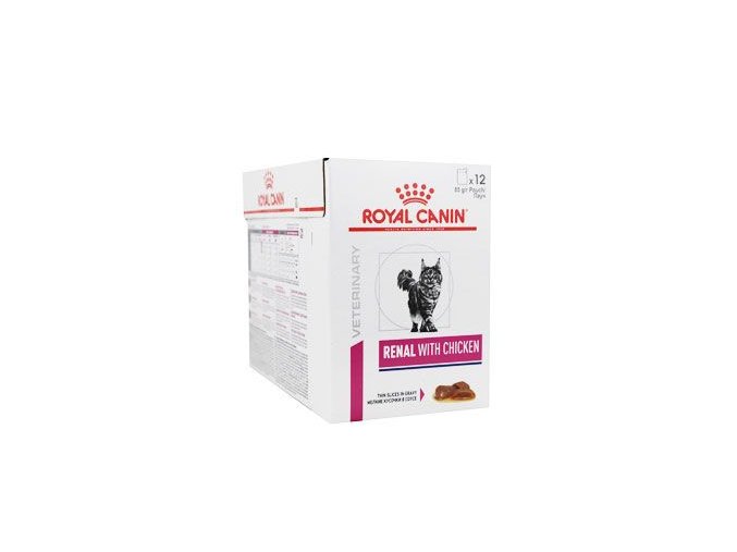 Royal Canin VD Feline Renal 12x85g kuře kapsa