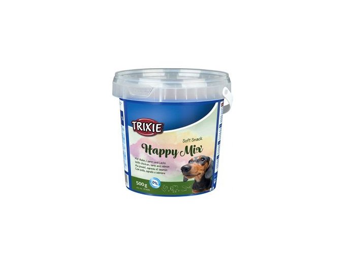 Trixie Soft Snack Happy MIX kuře,jehněčí,losos 500g TR