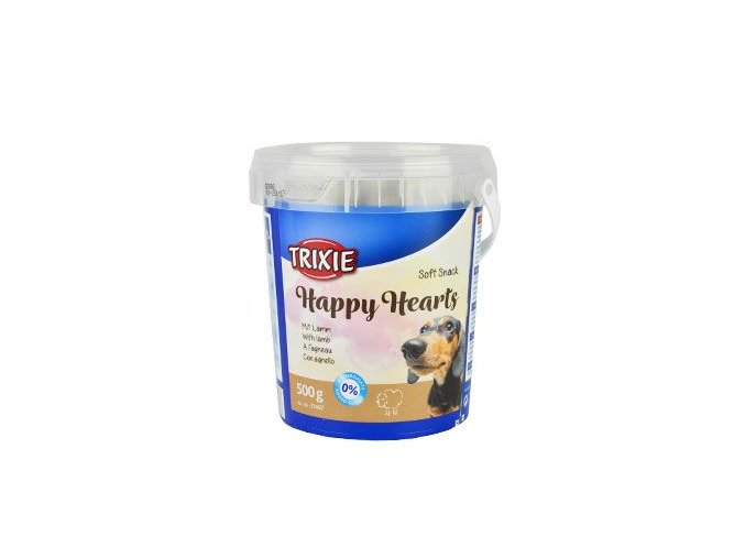 Trixie Soft Snack Happy Hearts srdíčka jehněčí 500g TR