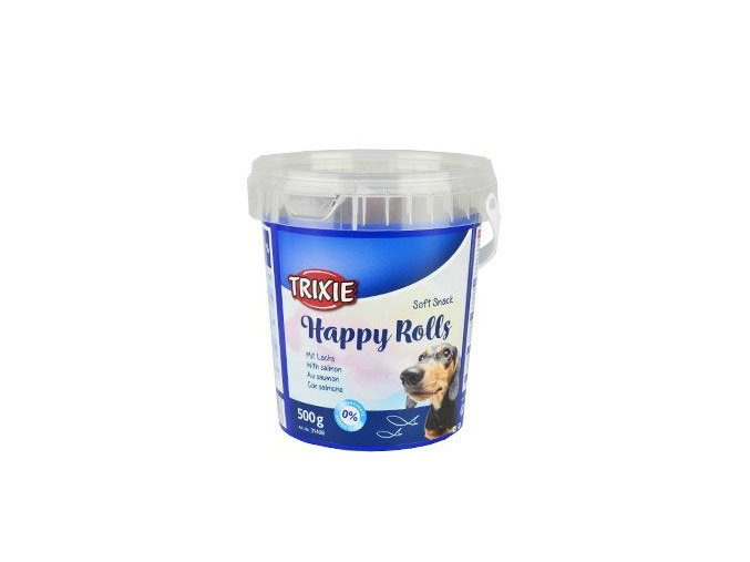Trixie Soft Snack Happy Rolls tyčinky s losos 500g TR