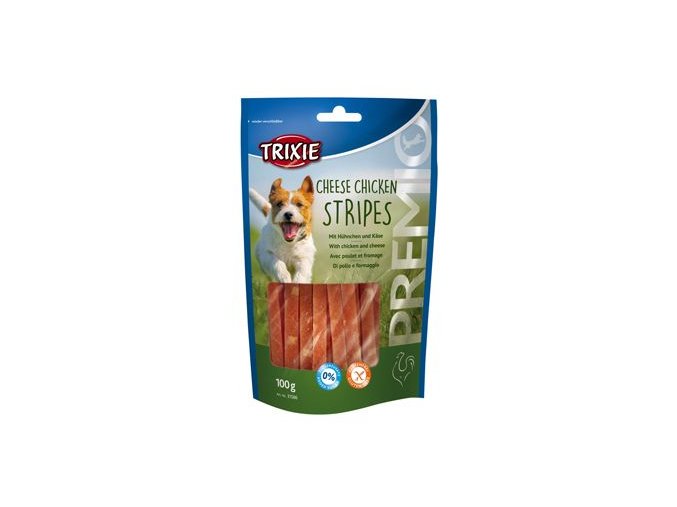 Trixie Premio CHICKEN CHEESE STRIPES se sýrem 100g TR