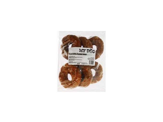 Pochoutka Donut s kuřecím masem 12,5cm 6ks
