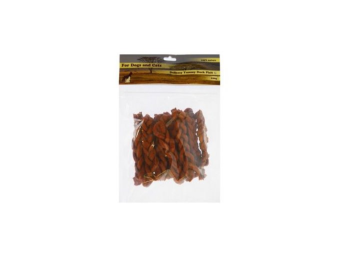 Pochoutka Pletenec z kachního masa 220g