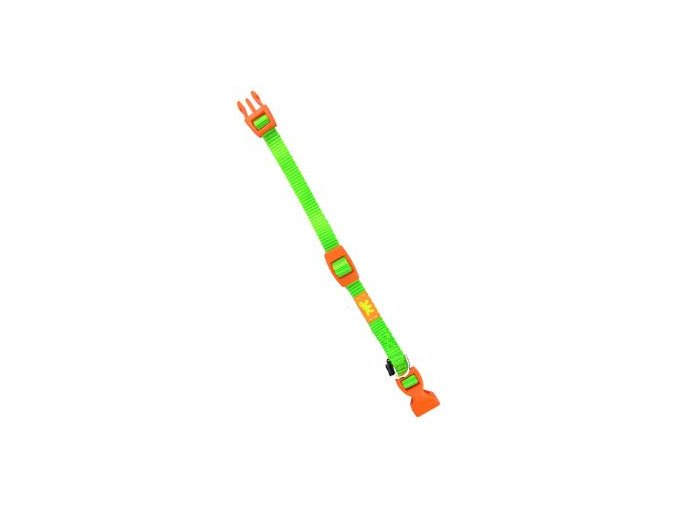 Obojek nylon CLUB C 32cmx10mm zelený FP 1ks