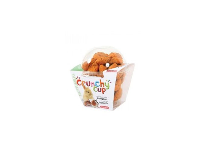 Pochoutka CRUNCHYCUP mrkev/len pro hlod 200gZolux