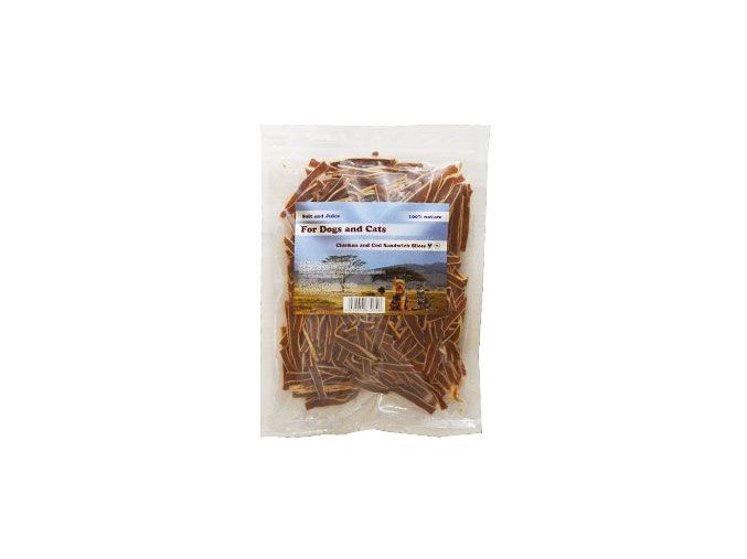Pochoutka Mini sandwich treska a kuře měkké 230g