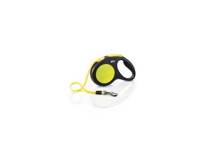 Vodítko FLEXI Neon M 5m/25kg Pásek NEW
