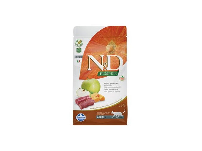 N&D Pumpkin CAT Venison & Apple 1,5kg