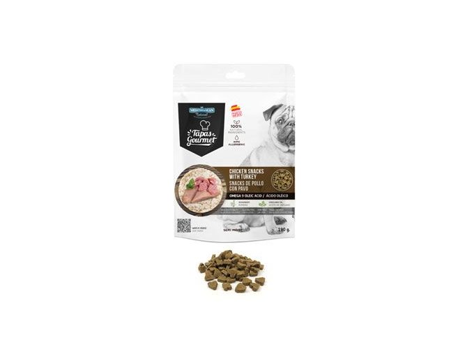 Tapas Gourmet Snack for dog Chicken and Turkey 190g