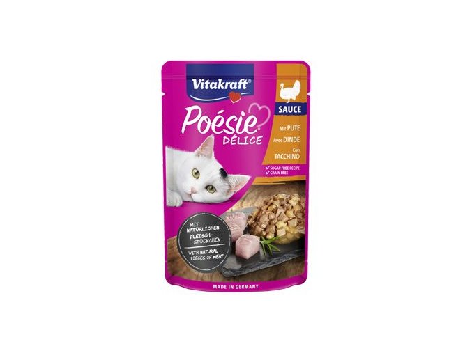 Vitakraft Cat Poésie DéliSauce kapsa krůtí 85g