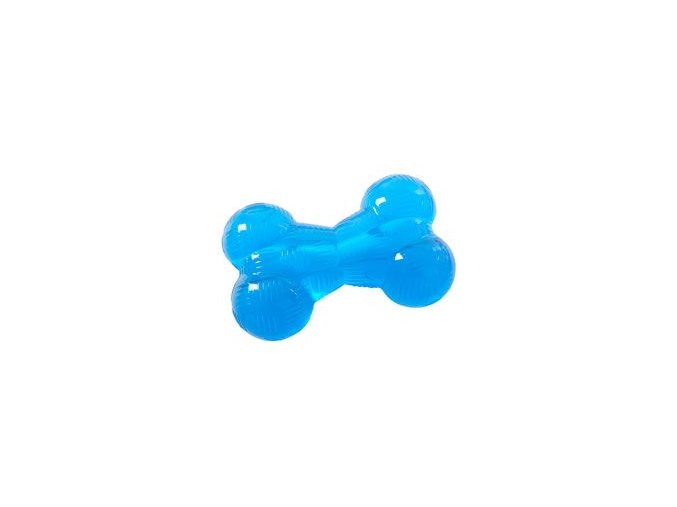 Hračka pes BUSTER Strong Bone, světle modrá, L