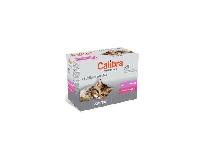 Calibra Cat kapsa Premium Kitten multipack 12x100g