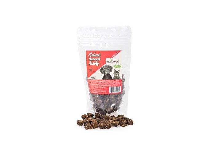 NATURECA pochoutka Masové kostky Zajíc, 100%maso 150g