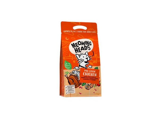 MEOWING HEADS Paw Lickin’ Chicken 1,5kg