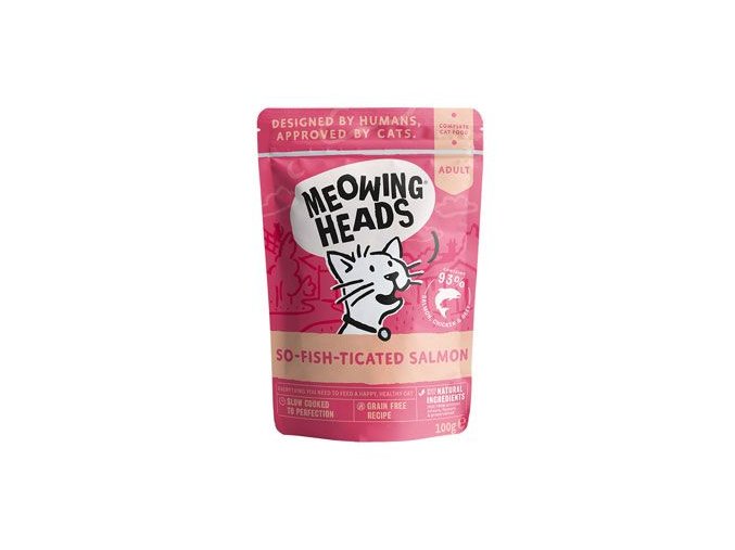 MEOWING HEADS So-fish-ticated Salmon kapsička 100g