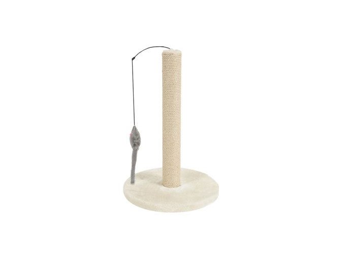 Škrabadlo sloupek s hračkou béžová 48cm Zolux