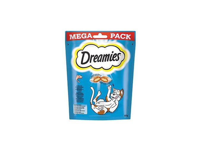 Dreamies kočka pochoutka Mega Pack s lososem 180g