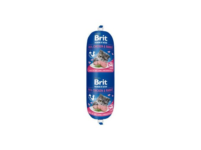 Brit Premium Cat by Nature Sausage Chicken&Rabbit 180g