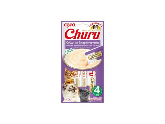 Churu Cat Chicken with Shrimp Flavour Recipe 4x14g