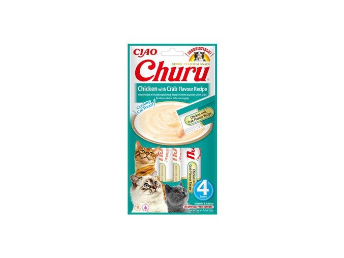 Churu Cat Chicken with Crab Flavour Recipe 4x14g
