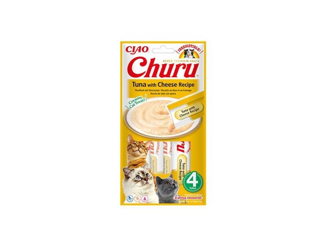 Churu Cat Tuna with Cheese Recipe 4x14g