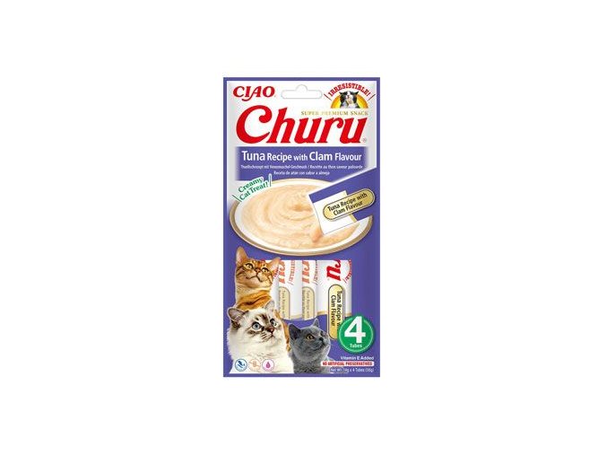 Churu Cat Tuna Recipe with Clam Flavor 4x14g