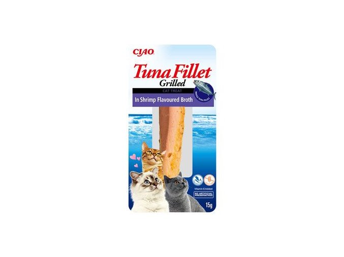 Churu Cat Tuna Fillet in Shrimp Flavoured Broth 15g