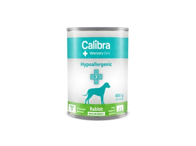 Calibra VD Dog konz. Hypoallergen. Rabbit&Insect 400g