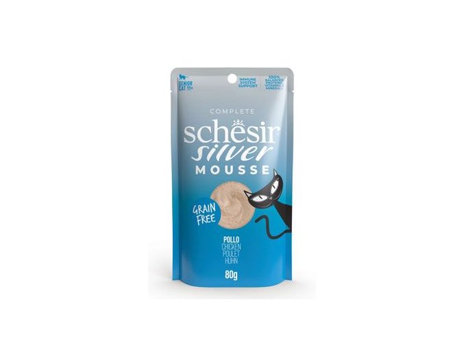Schesir Cat kapsa Senior Lifestage Mousse kuře 80g