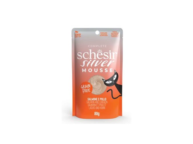 Schesir Cat kapsa Senior Lifestage Mousse los/kuř 80g