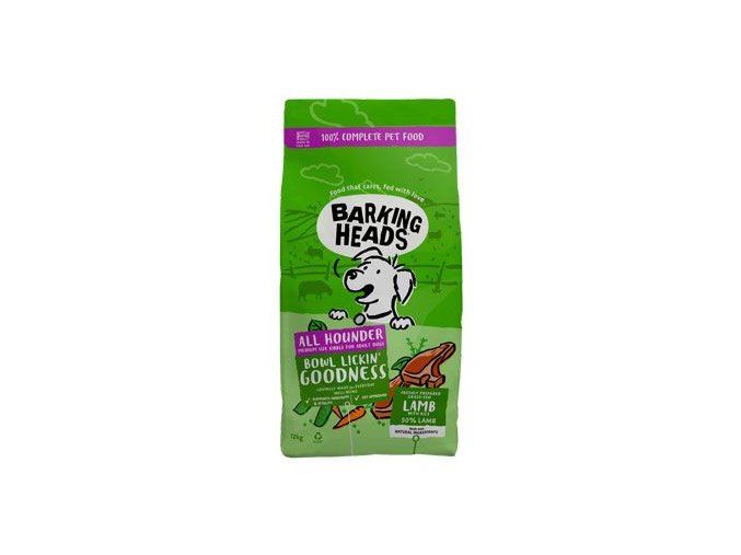 BARKING HEADS All Hounder Bowl Lickin Good Lamb