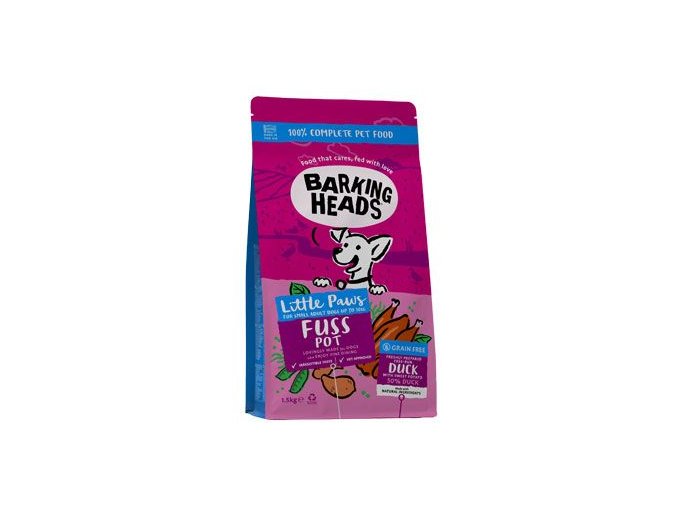 BARKING HEADS Little Paws Fuss Pot Duck 1,5kg