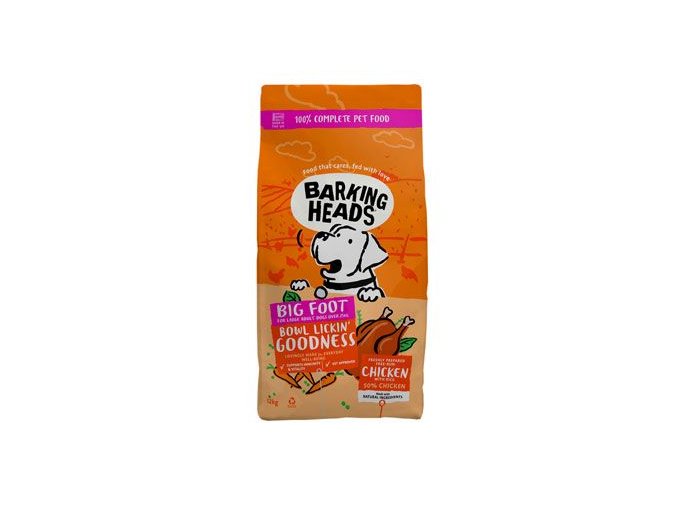 BARKING HEADS Big Foot Bowl Lickin Good Chick 12kg