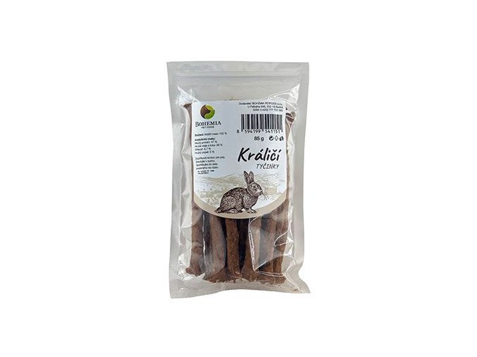 BOHEMIA TYČINKY Králičí 85g