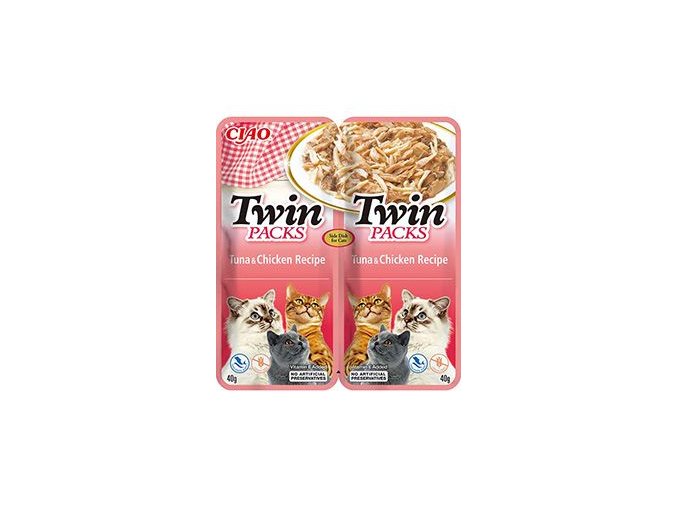 Churu Cat Twin Packs Tuna&Chicken in Broth 2x40g