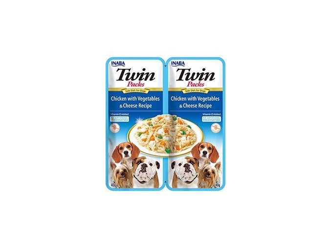 Churu Dog Twin Packs Chick&Veg.&Cheese in Broth 2x40g