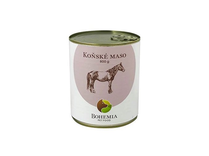 BOHEMIA MASO Koňské ve vlastní šťávě