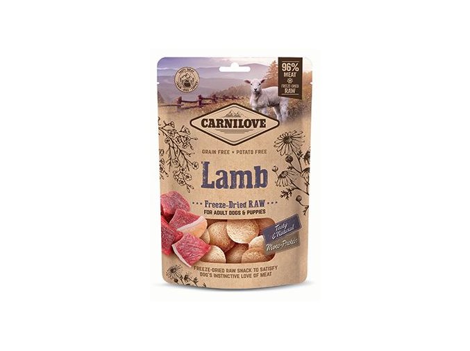 Carnilove Raw Freeze-Dried Snacks Lamb 60g